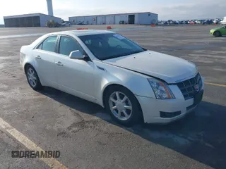2008 Cadillac CTS RWD w/1SA with VIN 1G6DM577080114228, listed as a IAAI auction lot 42047450 with 0 mi miles. Bid and sale history available at carsss.com. Image 1.