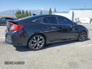2017 Honda Civic Sedan Si with VIN 2HGFC1E54HH706618, listed as a Copart auction lot 49728275 with 104,159 mi miles and Salvage Title. Bid and sale history available at carsss.com. Image 3.