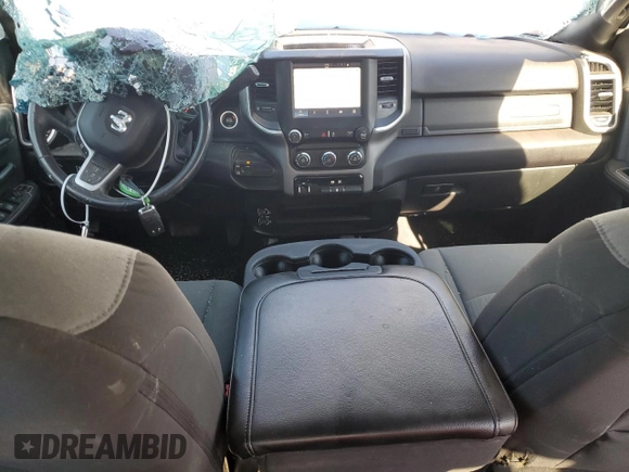2023 Ram 2500 Big Horn with VIN 3C6UR5JL8PG544059, listed as a Copart auction lot 77711794 with 37,605 mi miles and Salvage title. Bid and sale history available at DreamBid. Image 8.