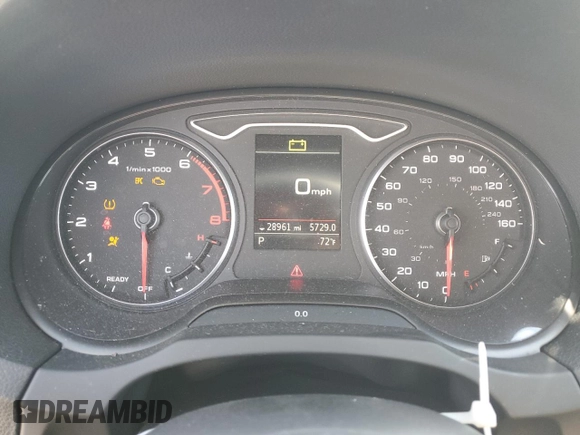 2020 Audi A3 Sedan Premium with VIN WAUAUGFF7LA102016, listed as a Copart auction lot 48075595 with 28,961 mi miles and Salvage Title. Bid and sale history available at carsss.com. Image 9.