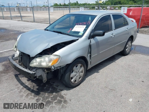 2006 Toyota Corolla CE with VIN JTDBR32E660090644, listed as a IAAI auction lot 42353573 with Not provided miles and . Bid and sale history available at DreamBid. Image 2.