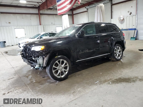 2021 Jeep Grand Cherokee Summit with VIN 1C4RJFJG7MC587093, listed as a Copart auction lot 46348275 with 68,192 mi miles and Salvage Title. Bid and sale history available at carsss.com. Image 1.