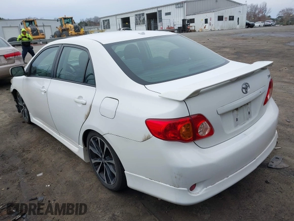 2009 Toyota Corolla XRS with VIN 1NXBE40E39Z011346, listed as a IAAI auction lot 41729272 with 174,906 mi miles. Bid and sale history available at carsss.com. Image 3.