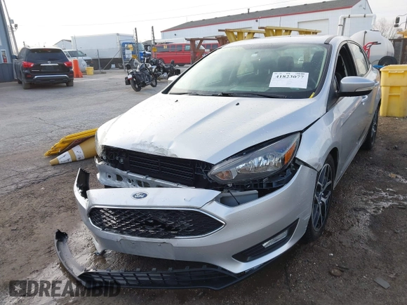 2017 Ford Focus SEL with VIN 1FADP3H23HL221712, listed as a IAAI auction lot 41823077 with 51,233 mi miles. Bid and sale history available at carsss.com. Image 6.