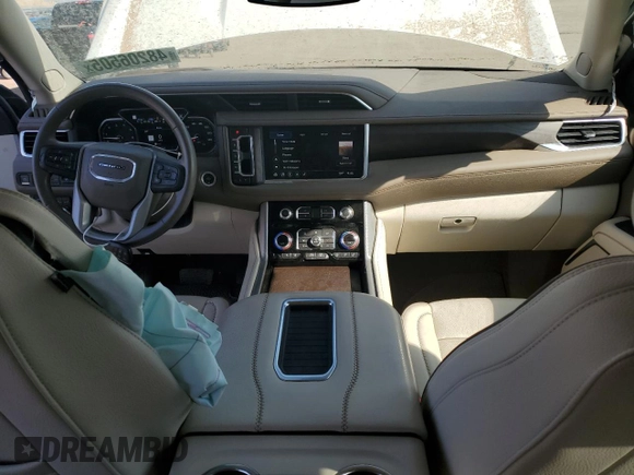 2021 GMC Yukon Denali with VIN 1GKS2DKL6MR477295, listed as a Copart auction lot 48206505 with 44,940 mi miles and Salvage Title. Bid and sale history available at carsss.com. Image 8.