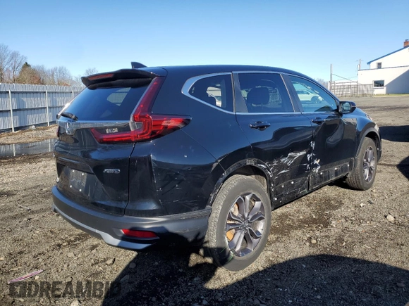 2020 Honda CR-V EX with VIN 7FARW2H55LE016206, listed as a Copart auction lot 50127225 with 28,230 mi miles and Salvage Title. Bid and sale history available at carsss.com. Image 3.