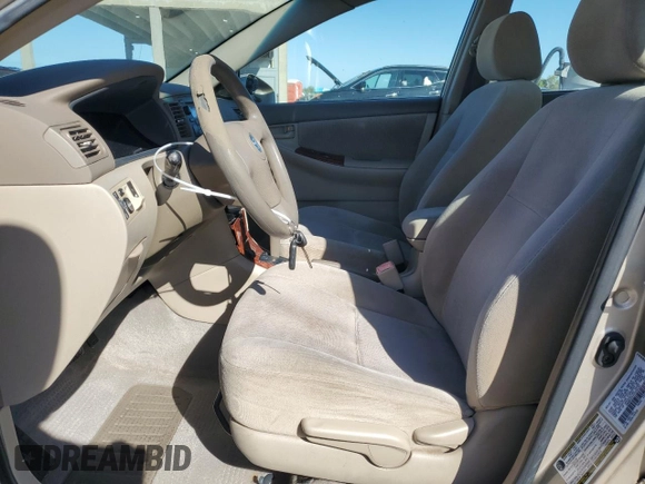 2005 Toyota Corolla CE with VIN 1NXBR32E45Z526152, listed as a Copart auction lot 49490585 with 117,396 mi miles and Salvage Title. Bid and sale history available at DreamBid. Image 7.