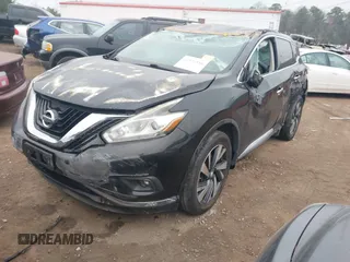 2015 Nissan Murano Platinum with VIN 5N1AZ2MG0FN218749, listed as a IAAI auction lot 41526186 with 206,492 mi miles and . Bid and sale history available at DreamBid. Image 2.