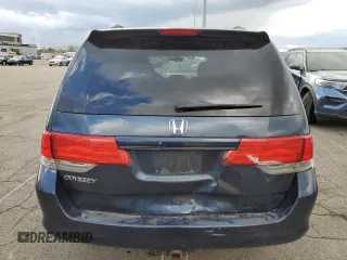 2010 Honda Odyssey EX with VIN 5FNRL3H48AB061672, listed as a Copart auction lot 75869344 with 188,255 mi miles and Salvage Title. Bid and sale history available at carsss.com. Image 6.