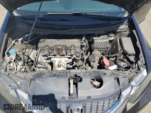 2013 Honda Civic LX z VIN 2HGFB2F50DH577942, wystawiony jako Copart lot #56522225 z przebiegiem 121 156 mil mil oraz Szkoda całkowita • Salvage title. Historia ofert i sprzedaży dostępna na DreamBid. Obrazek 11.