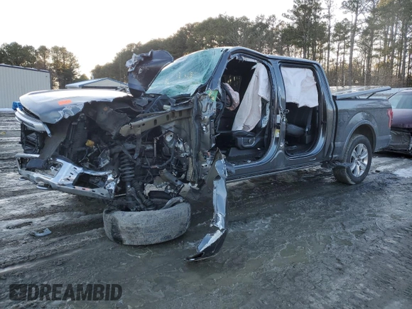 2015 Ford F-150 XLT with VIN 1FTEW1EF4FFA95174, listed as a Copart auction lot 88681715 with Not provided miles and Salvage title. Bid and sale history available at DreamBid. Image 1.