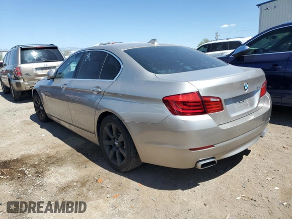 2013 BMW 5 Series 550i with VIN WBAFR9C57DDX80358, listed as a Copart auction lot 71498244 with 120,132 mi miles and Clean Title. Bid and sale history available at DreamBid. Image 2.