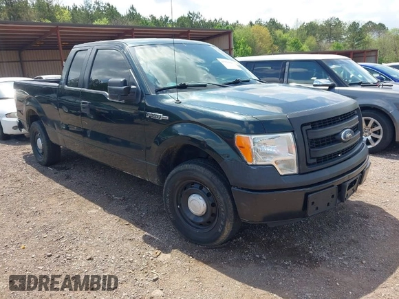 2014 Ford F-150 XL with VIN 1FTEX1CM8EFB18162, listed as a IAAI auction lot 41929491 with 1 mi miles. Bid and sale history available at carsss.com. Image 1.