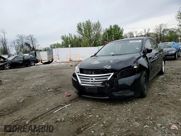 2014 Nissan Sentra S with VIN 3N1AB7AP0EY260613, listed as a Copart auction lot 53200525 with 150,037 mi miles and Salvage Title. Bid and sale history available at DreamBid. Image 10.