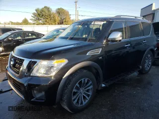 2019 Nissan Armada SL z VIN JN8AY2ND3KX010461, wystawiony jako Copart lot #80844284 z przebiegiem 145 721 mil mil oraz Szkoda całkowita • Salvage title. Historia ofert i sprzedaży dostępna na DreamBid. Obrazek 1.