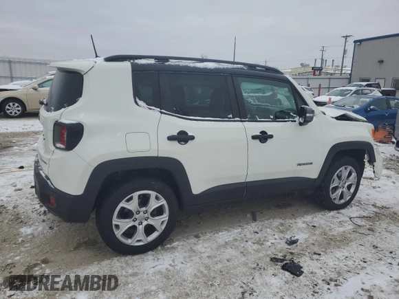 2020 Jeep Renegade Limited with VIN ZACNJBD1XLPL18706, listed as a Copart auction lot 88107385 with 64,236 mi miles and Non repairable. Bid and sale history available at DreamBid. Image 3.