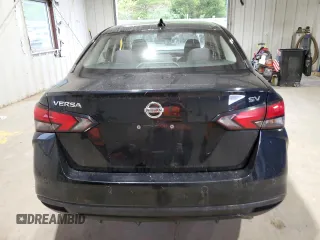 2021 Nissan Versa SV with VIN 3N1CN8EV9ML861593, listed as a Copart auction lot 56629195 with 77,522 mi miles and Salvage title. Bid and sale history available at DreamBid. Image 6.