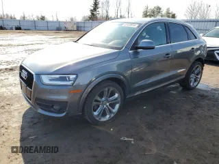 2015 Audi Q3 with VIN WA1GFEFS6FR010646, listed as a Copart auction lot 42420914 with 78,974 mi miles and . Bid and sale history available at DreamBid. Image 1.