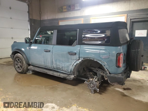 2022 Ford Bronco with VIN 1FMEE5BP4NLA81293, listed as a Copart auction lot 46467965 with Not provided miles and Salvage title. Bid and sale history available at DreamBid. Image 2.