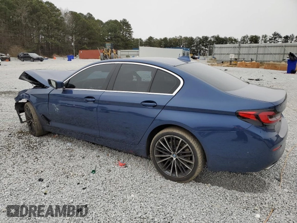 2021 BMW 5 Series 530i with VIN WBA53BH00MCF15209, listed as a Copart auction lot 89083835 with Not provided miles and Salvage title. Bid and sale history available at DreamBid. Image 2.