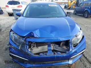 2019 Honda Civic Sedan LX with VIN 19XFC2F61KE038744, listed as a Copart auction lot 85879744 with 0 mi miles and Salvage Title. Bid and sale history available at carsss.com. Image 5.