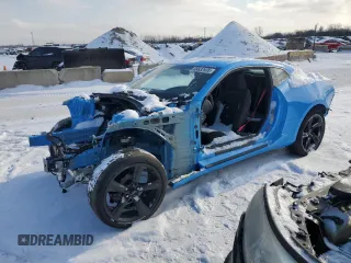 2022 Chevrolet Camaro LT1 with VIN 1G1FF1R77N0133174, listed as a Copart auction lot 88632935 with 0 mi miles and Salvage Title. Bid and sale history available at carsss.com. Image 1.