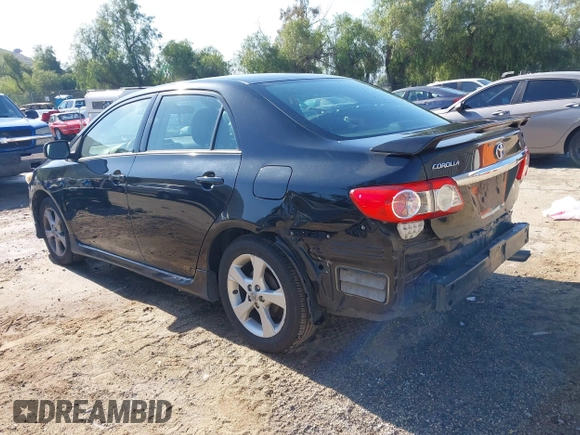 2013 Toyota Corolla L with VIN 2T1BU4EE3DC115390, listed as a IAAI auction lot 41966370 with 117,367 mi miles. Bid and sale history available at carsss.com. Image 3.