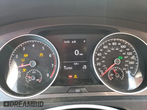 2017 Volkswagen Golf S с VIN 3VWH17AU9HM514543, выставлен на аукционе Copart как лот 52891975 с пробегом 112 765 миль миль и Списание • Salvage title. История ставок и продаж доступна на DreamBid. Изображение 9.