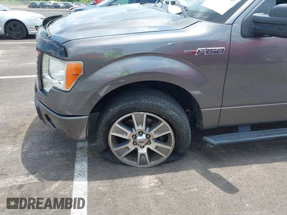 2014 Ford F-150 XL with VIN 1FTEX1CM4EKF42963, listed as a IAAI auction lot 42593646 with 143,409 mi miles and . Bid and sale history available at DreamBid. Image 6.