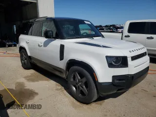 2024 Land Rover Defender X-Dynamic SE with VIN SALE27EUXR2289502, listed as a Copart auction lot 51872275 with 7,556 mi miles and Salvage title. Bid and sale history available at DreamBid. Image 4.