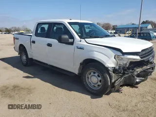 2019 Ford F-150 XL with VIN 1FTEW1E52KFC63864, listed as a Copart auction lot 43713355 with 32,177 mi miles and Salvage Title. Bid and sale history available at carsss.com. Image 4.