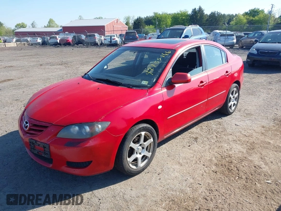 2006 Mazda 3 i Touring with VIN JM1BK32F161502556, listed as a IAAI auction lot 42155166 with 204,824 mi miles and . Bid and sale history available at DreamBid. Image 2.
