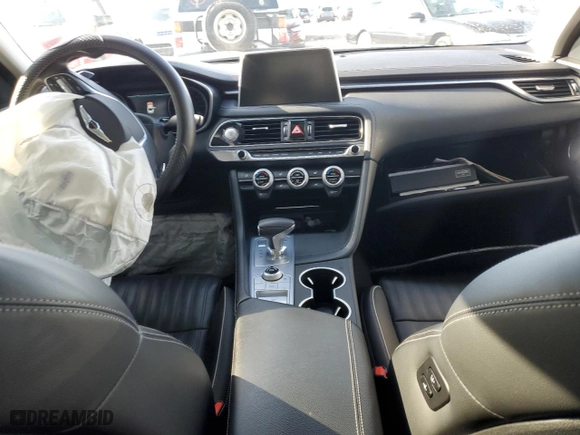 2019 Genesis G70 3.3T Advanced with VIN KMTG54LE3KU030847, listed as a Copart auction lot 87334384 with 41,831 mi miles and Salvage Title. Bid and sale history available at carsss.com. Image 8.