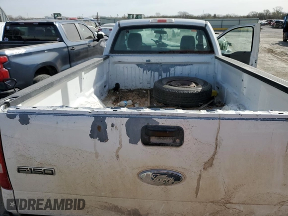 2008 Ford F-150 XL with VIN 1FTRF14V58KC36595, listed as a Copart auction lot 50001495 with 0 mi miles and Salvage Title. Bid and sale history available at carsss.com. Image 10.