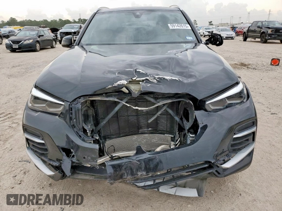 2022 BMW X5 xDrive40i with VIN 5UXCR6C01N9K79249, listed as a Copart auction lot 59142615 with 46,758 mi miles and Salvage title. Bid and sale history available at DreamBid. Image 5.