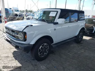 2024 Ford Bronco Outer Banks with VIN 1FMEE8BP8RLA43671, listed as a IAAI auction lot 41604783 with 18,686 mi miles. Bid and sale history available at carsss.com. Image 2.