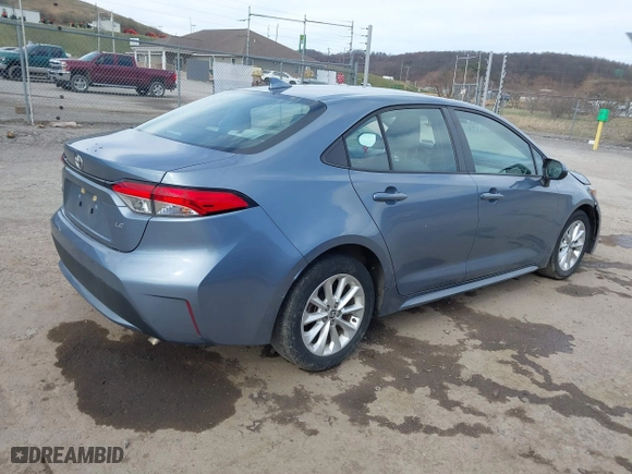 2020 Toyota Corolla LE with VIN 5YFHPRAE8LP012839, listed as a IAAI auction lot 41826438 with 46,360 mi miles. Bid and sale history available at carsss.com. Image 4.