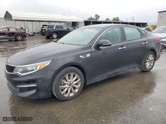 2017 Kia Optima LX with VIN 5XXGT4L31HG171529, listed as a Copart auction lot 47975125 with 149,564 mi miles and Salvage Title. Bid and sale history available at carsss.com. Image 1.