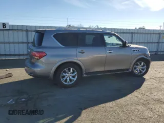 2011 Infiniti QX56 7-passenger with VIN JN8AZ2NE7B9004916, listed as a Copart auction lot 77774294 with 157,623 mi miles and Salvage Title. Bid and sale history available at carsss.com. Image 3.