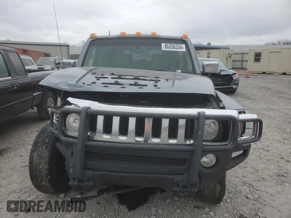 2006 Hummer H3 with VIN 5GTDN136068277226, listed as a Copart auction lot 86356334 with 142,181 mi miles and Salvage Title. Bid and sale history available at DreamBid. Image 5.