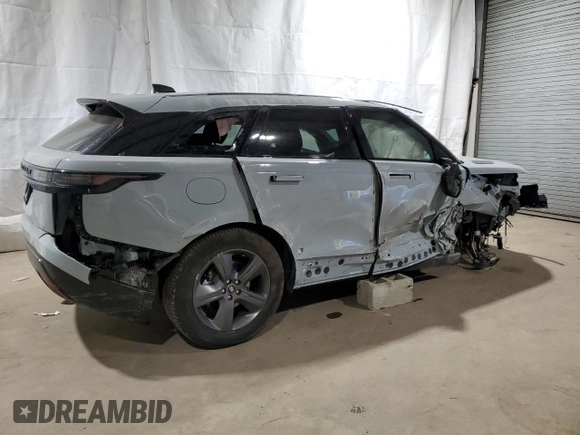 2025 Land Rover Range Rover Velar Dynamic SE with VIN SALYL2EX9SA809949, listed as a Copart auction lot 47476955 with 3,804 mi miles and Salvage title. Bid and sale history available at DreamBid. Image 3.