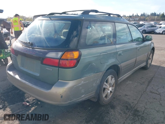 2004 Subaru Legacy Outback 35th Anniversary with VIN 4S3BH815147602509, listed as a IAAI auction lot 41881233 with 286,154 mi miles and . Bid and sale history available at DreamBid. Image 4.