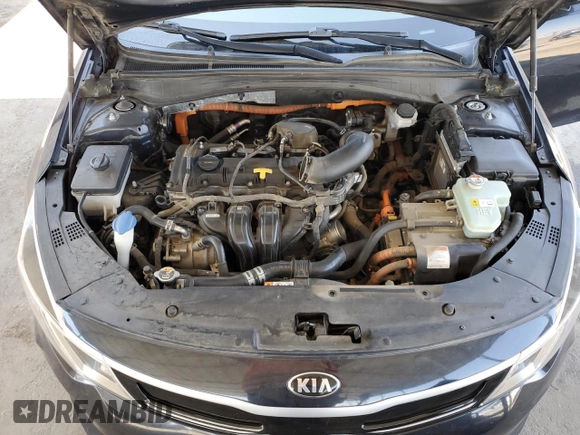 2018 Kia Optima Hybrid Premium with VIN KNAGT4LE3J5023262, listed as a Copart auction lot 65211244 with 142,212 mi miles and Salvage Title. Bid and sale history available at carsss.com. Image 11.