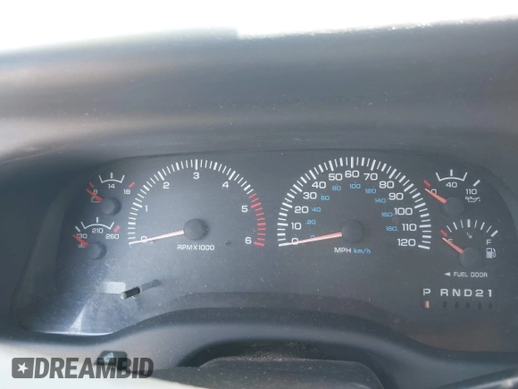 1998 Dodge Dakota SLT with VIN 1B7GL22X3WS569885, listed as a IAAI auction lot 42128994 with 1 mi miles. Bid and sale history available at carsss.com. Image 7.