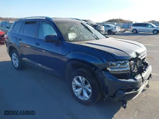 2019 Volkswagen Atlas 3.6L V6 SE w/Technology with VIN 1V2WR2CA6KC564820, listed as a IAAI auction lot 41807476 with 78,947 mi miles. Bid and sale history available at carsss.com. Image 1.