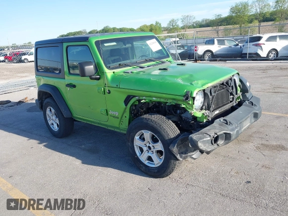 2019 Jeep Wrangler Sport S z VIN 1C4HJXAN0KW661787, wystawiony jako IAAI lot #42238918 z przebiegiem 25 364 mil mil oraz . Historia ofert i sprzedaży dostępna na DreamBid. Obrazek 1.