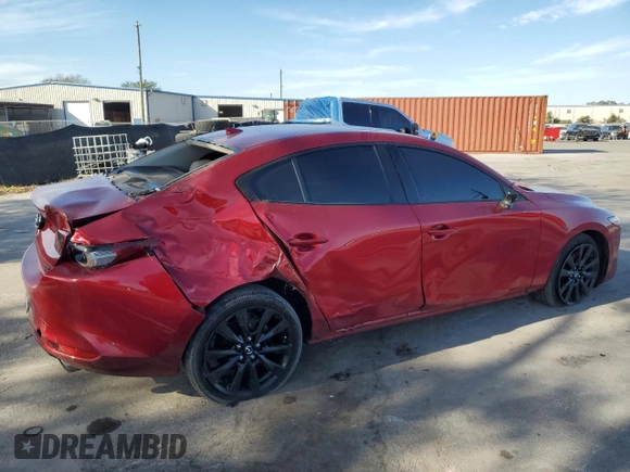 2022 Mazda 3 2.5 Turbo with VIN 3MZBPBAY4NM310805, listed as a Copart auction lot 83123944 with 41,455 mi miles and Salvage title. Bid and sale history available at DreamBid. Image 3.