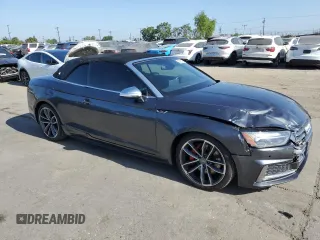 2018 Audi S5 Premium Plus z VIN WAUY4GF57JN005703, wystawiony jako Copart lot #57828125 z przebiegiem 40 459 mil mil oraz Szkody całkowita. Historia ofert i sprzedaży dostępna na DreamBid. Obrazek 4.