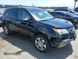 2007 Acura MDX with VIN 2HNYD28227H510004, listed as a IAAI auction lot 42134259 with 210,026 mi miles. Bid and sale history available at carsss.com. Image 1.