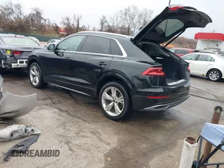 2023 Audi Q8 Premium with VIN WA1AVBF19PD019841, listed as a IAAI auction lot 40827495 with 29,033 mi miles and . Bid and sale history available at DreamBid. Image 3.